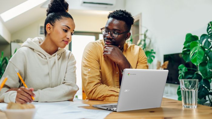 Ноутбук Acer Chromebook CB311-12H 11" IPS, Intel C N100, 8GB, F128GB, UMA, ChromeOS, серебристый