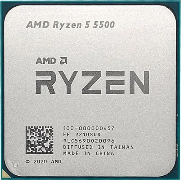 Центральний процесор AMD Ryzen 5 5500 6C/12T 3.6/4.2GHz Boost 16Mb AM4 65W w/o cooler TRAY