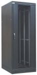 Шафа ZPAS 19", 42U, SZB IT, передні одностулкові перфоровані двері і задні розпашні, 600x1200 мм, максимально 1500кг, чорна