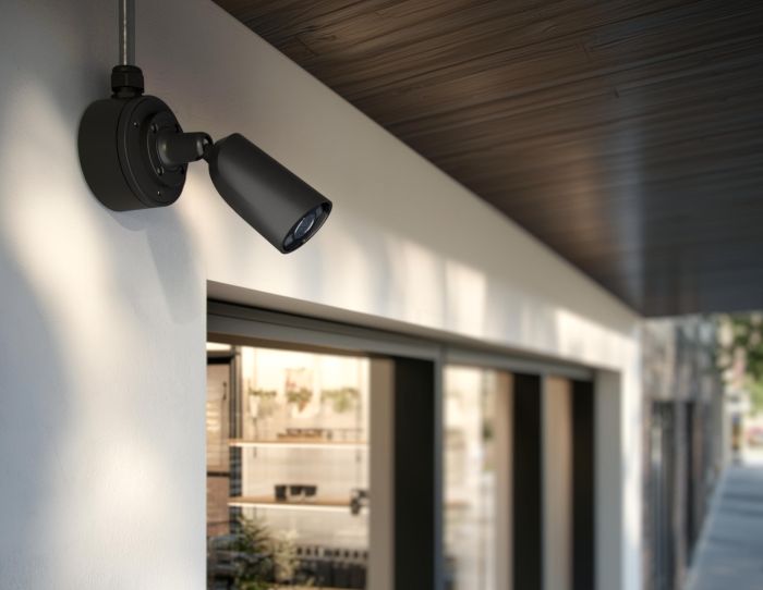 IP-Камера дротова Ajax BulletCam HL black, 8мп, 2.8мм, гібридне підсвічування IR 50м, білий Led 50м, Poe, True WDR, IP 65,  аудіо, кут огляду 100° до 110°, вулична, чорна