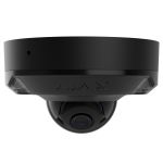 IP-Камера дротова Ajax DomeCam Mini HL black, 8мп, 4мм, гібридне підсвічування IR 15м, білий Led 15м, Poe, True WDR, IP 65, ІЧ 15м, аудіо, кут огляду 75° до 85°, міні купольна, чорна