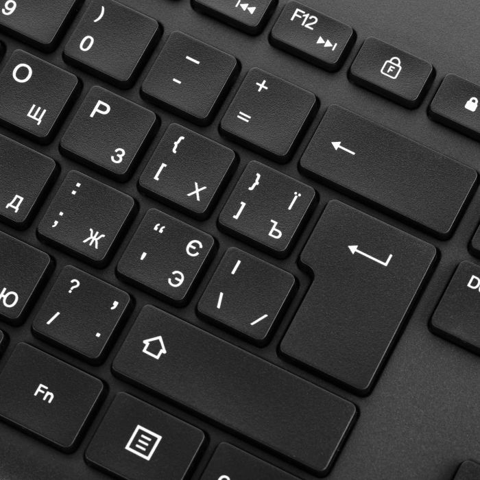 Клавіатура мембранна HP 230, 106key, WL, EN/UK, чорний