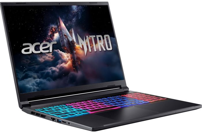 Ноутбук Acer Nitro V 16S ANV16S-41 16" WUXGA IPS, AMD R7-260, 32GB, F1TB, NVD5060-8, Lin, черный
