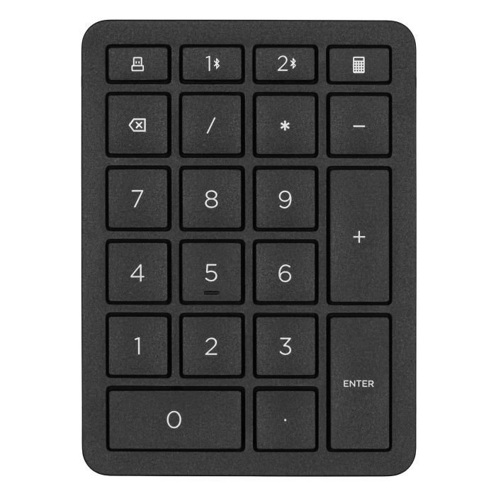 Клавиатура мембранная HP 960 BLK Ergonomic split-zone, 112key, BT, EN/UK, чёрный