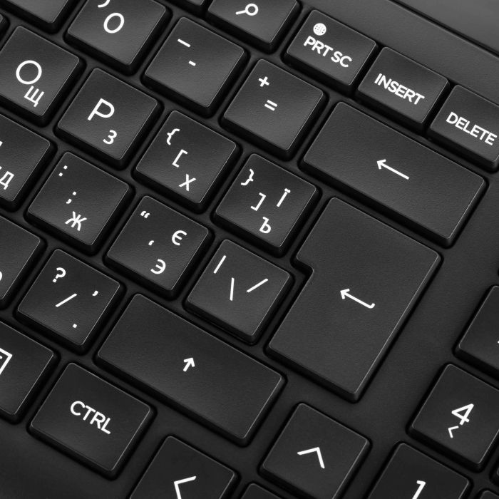 Клавиатура мембранная HP 460 Multi-Device 102key, BT, EN/UK, чёрный