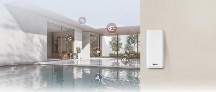 ASUS RouterZenWiFi BD4 Outdoor BE3600, 2x2,5GE WAN/LAN , 1pc, white