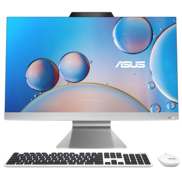 ASUS AiO M3702WFAT-WPF0030 27" FHD AG Touch, AMD R5-7520U, 8GB, F1TB, UMA, WiFi, kb+m, NoOS, white