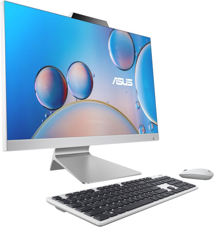 ASUS AiO M3702WFAT-WPF0030 27" FHD AG Touch, AMD R5-7520U, 8GB, F1TB, UMA, WiFi, kb+m, NoOS, white