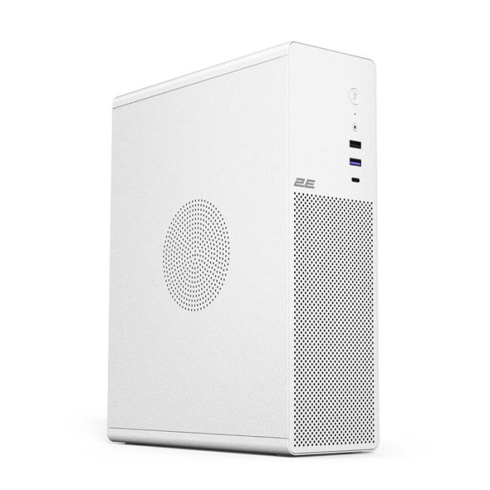 Корпус 2E Credo Slim V90W-400 с БП 2E ATX400, 1xUSB3.0, 1х USB 2.0, 1xUSB Type-C, 2x90мм, VGA 390мм, mATX, белый