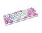 Keyboard mechanical MSI FORGE GK600 TKL W VIOLET UA 83key, mechanical Linear, USB-A, Wireless, Bluetooth, EN/UKR/RU, RGB, violet