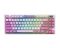 Keyboard mechanical MSI FORGE GK600 TKL W VIOLET UA 83key, mechanical Linear, USB-A, Wireless, Bluetooth, EN/UKR/RU, RGB, violet