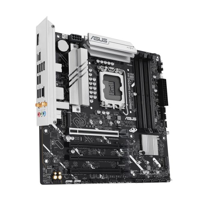 ASUS Motherboard B860M MAX GAMING AX s1851 B860 4xDDR5 M.2 DP USB Type-C Wi-Fi BT mATX