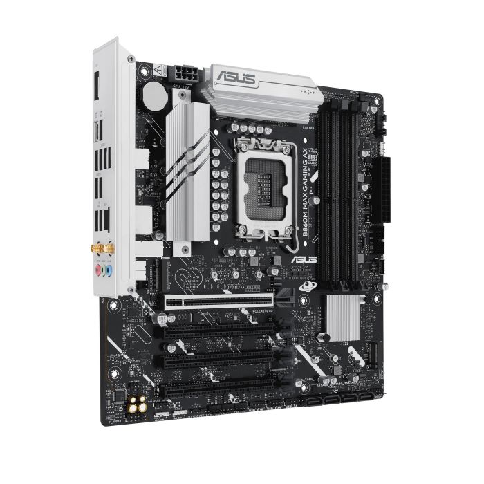 ASUS Motherboard B860M MAX GAMING AX s1851 B860 4xDDR5 M.2 DP USB Type-C Wi-Fi BT mATX