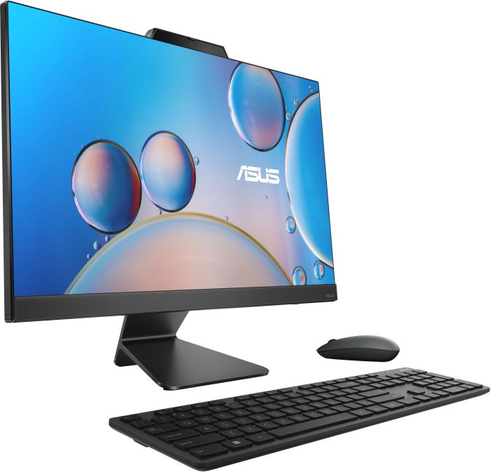 ASUS AiO M3402WFAK-BPC0340 23.8" FHD AG, AMD R5-7520U, 16GB, F512GB, UMA, WiFi, kb+m, NoOS, black