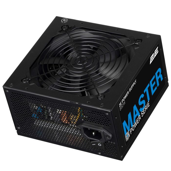 Блок питания 2E Master Power  (850W) >80% 80+ White 120мм 1xMB 24pin(20+4) 1xCPU 8pin(4+4) 3xMolex 5xSATA 4xPCIe 8pin(6+2)