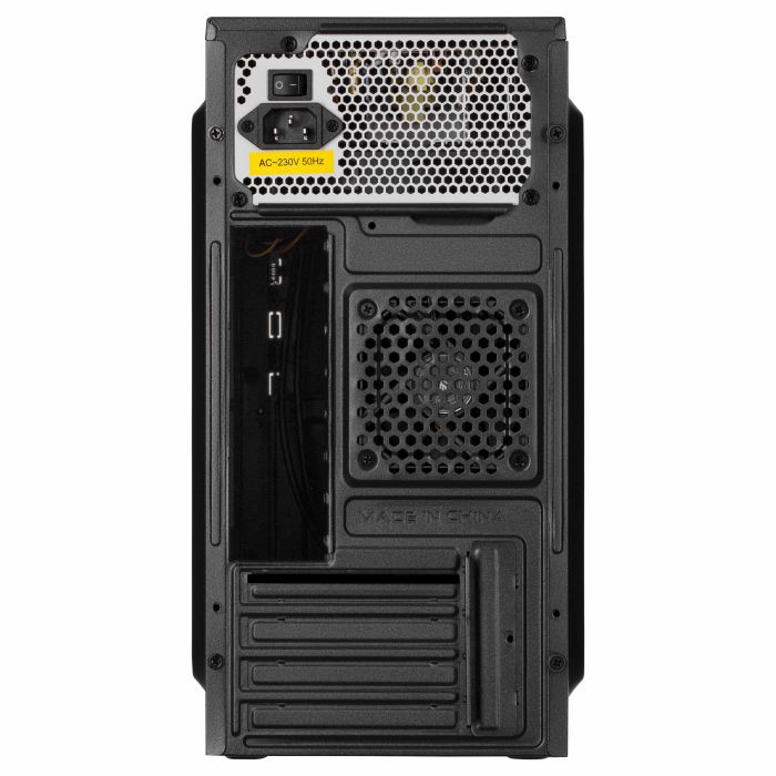 Корпус 2E TeamX TMX04 с БП 2E ATX500W, 2xUSB3.0, 1x80мм, VGA 220мм, mATX, чёрный