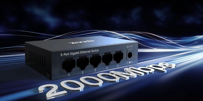 Коммутатор TENDA  5xGE, Неуправляемый Tenda TEG1005M
