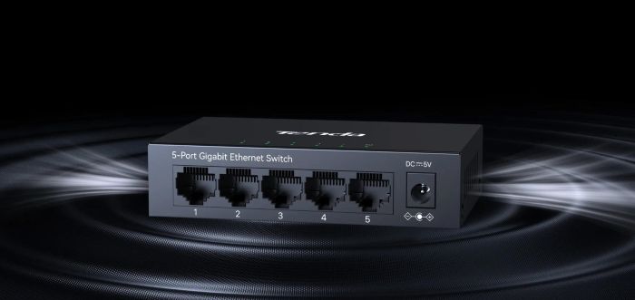 Коммутатор TENDA  5xGE, Неуправляемый Tenda TEG1005M