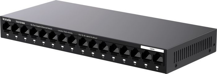 Коммутатор TENDA  16xGE, Неуправляемый Tenda TEG1016M