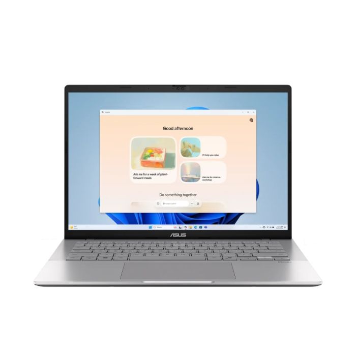 Ноутбук ASUS Vivobook S 14 S3407CA-LY023 14" WUXGA IPS, Intel Ultra 5 225H, 16GB, F512GB, UMA, NoOS, Сріблястий