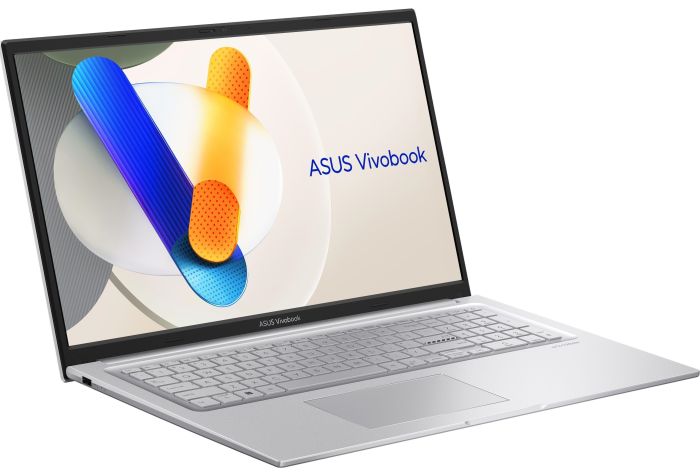 Ноутбук ASUS Vivobook 17 X1704VA-AU663 17.3" FHD IPS, Intel U300, 16GB, F512GB, UMA, noOS, Серебристый