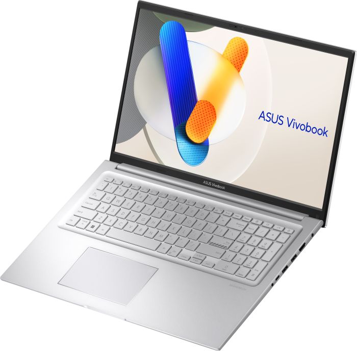 Ноутбук ASUS Vivobook 17 X1704VA-AU663 17.3" FHD IPS, Intel U300, 16GB, F512GB, UMA, noOS, Серебристый