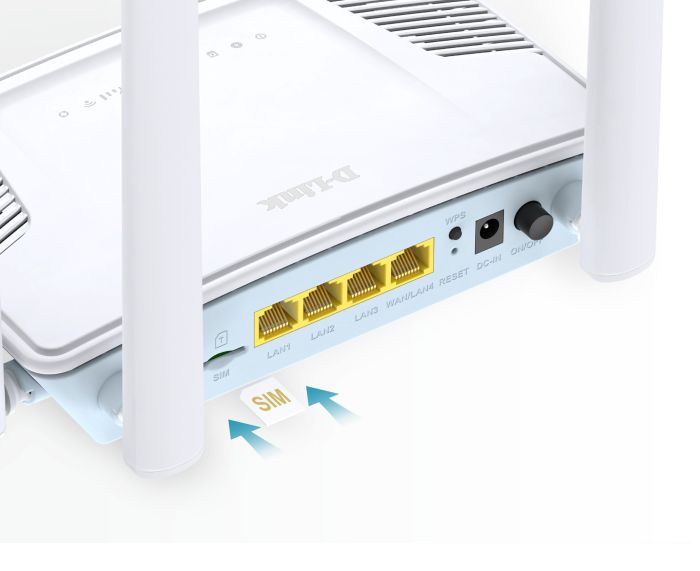 Маршрутизатор   N300, 4G/LTE, 3xFE LAN, 1xFE LAN/WAN D-Link G403C