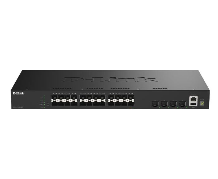 Комутатор   24xSFP, 4xSFP+, Керований, L2+ D-Link DGS-1530-28S