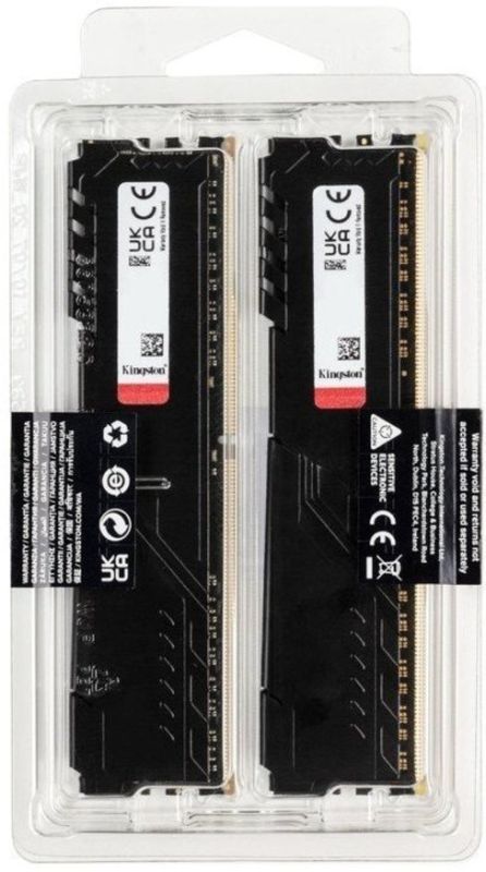 Пам'ять ПК Kingston DDR4 16GB KIT (8GBx2) 3200 FURY Beast