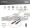 Кабель DIGITUS HDMI (M/M), 4K, AOC, 10м, чорний