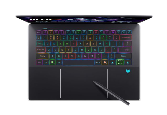 Ноутбук Acer Predator Triton 14 PT14-52T 14.5" 2.8K OLED Touch, Intel U9-288V, 32GB, F2TB, NVD5070-8, Win11P, чорний