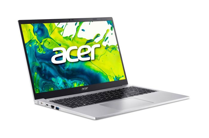 Ноутбук Acer Aspire Lite AL15-33P 15.6" FHD IPS, Intel 3-N355, 16GB, F512GB, UMA, Lin, сріблястий