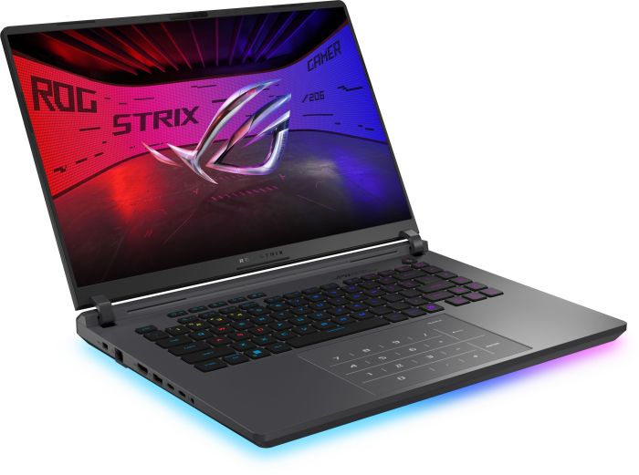Ноутбук ASUS ROG Strix G16 G615JH-RV082 16" FHD+ IPS, Intel i5-13450HX, 16GB, F512GB, NVD5050-8, NoOS, Серый