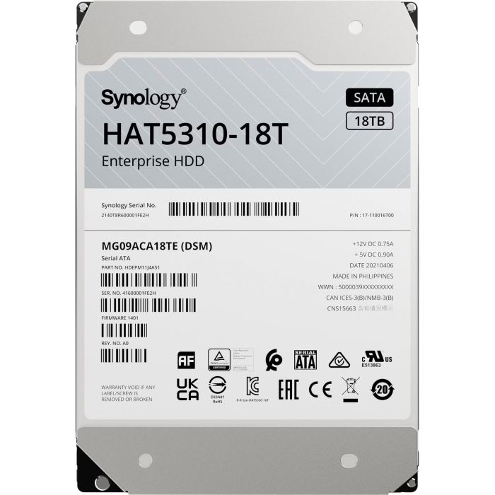 HDD Synology 3.5" SATA 3.0 18TB 7200