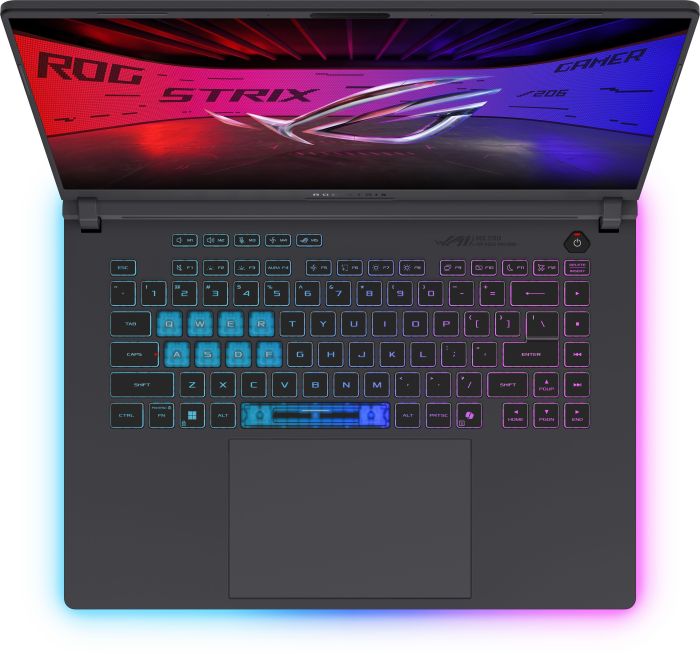 Ноутбук ASUS ROG Strix G16 G615JHR-RV075 16" WUXGA IPS, Intel I7-14650HX, 16GB, F512GB, NVD5050-8, noOS, Сірий
