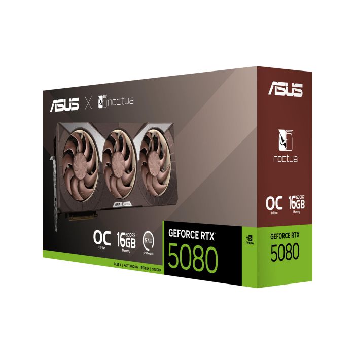 Відеокарта ASUS GeForce RTX 5080 16GB GDDR7 OC RTX5080-O16G-NOCTUA