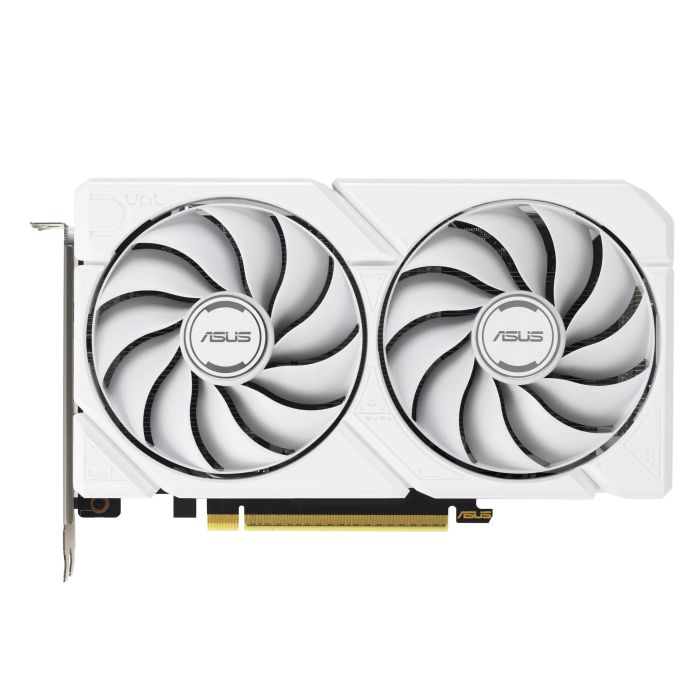 Видеокарта ASUS Radeon RX 9060 XT 16GB GDDR6 OC DUAL-RX9060XT-16G-WHITE белый