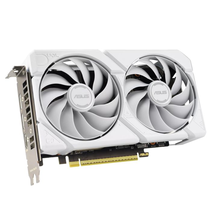 Видеокарта ASUS Radeon RX 9060 XT 16GB GDDR6 OC DUAL-RX9060XT-16G-WHITE белый