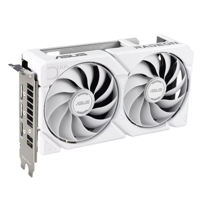 Видеокарта ASUS Radeon RX 9060 XT 16GB GDDR6 OC DUAL-RX9060XT-16G-WHITE белый