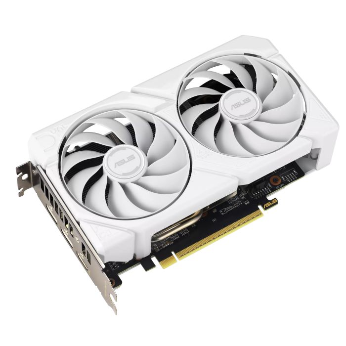 Видеокарта ASUS Radeon RX 9060 XT 16GB GDDR6 OC DUAL-RX9060XT-16G-WHITE белый