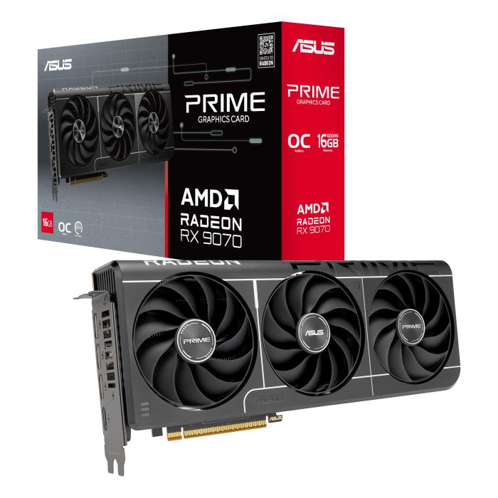 ASUS Graphic Card Radeon RX 9070 16GB GDDR6 OC PRIME-RX9070-O16G-EVO