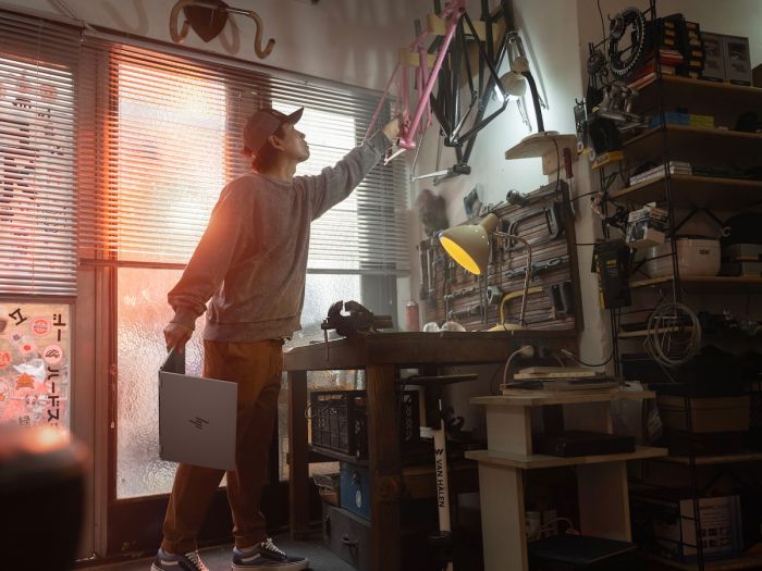 Ноутбук HP OmniBook X Flip x360 16-ar0004ua 16" WUXGA IPS Touch, AMD AI 5 340, 16GB, F512GB, UMA, Win11, серый