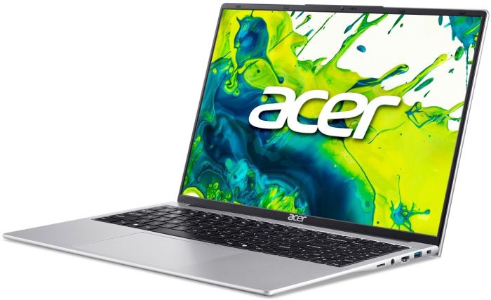 Ноутбук Acer Aspire Lite AL16-54P 16" WUXGA IPS, Intel i5-1334U, 16GB, F512GB, UMA, Lin, сріблястий