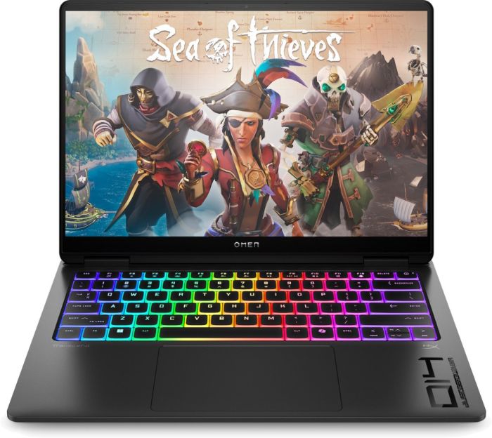 Ноутбук HP OMEN Transcend 14-fb1000ua 14" 3K OLED, Intel U9-285H, 64GB, F2048GB, NVD5070-8, Win11, черный