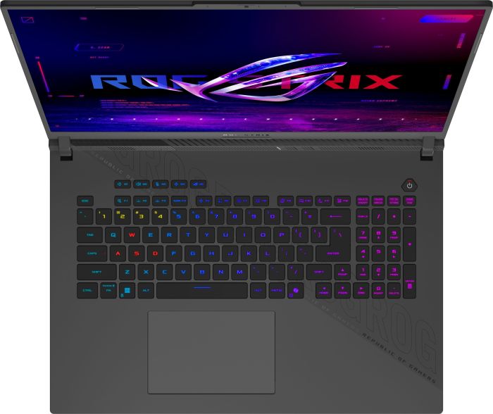 Ноутбук ASUS ROG Strix G18 G814PH-S8022 18" WUXGA IPS, AMD R9-8940HX, 16GB, F512GB, NVD5050-8, noOS, Сірий