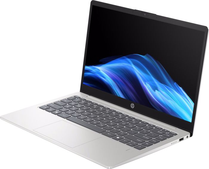 Ноутбук HP 14-hc0003ua 14" FHD IPS AG, Intel U5-225U, 16GB, F1024GB, UMA, DOS, серебристый