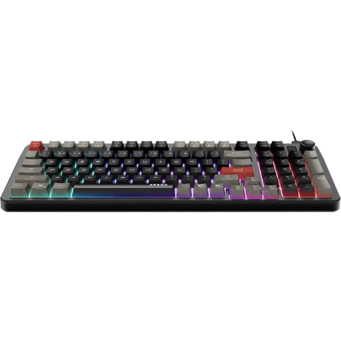 Клавіатура мембранна MSI FORGE GK110 UA 98key, USB-A, EN/UKR/RU, LED, чорний