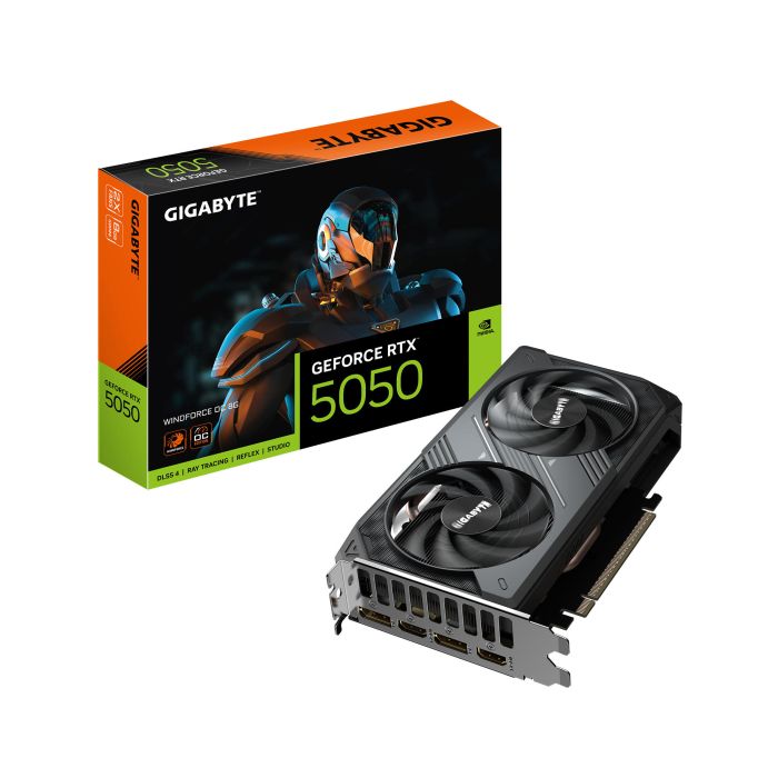 Відеокарта GIGABYTE GeForce RTX 5050 8GB GDDR6 WINDFORCE 2 OC