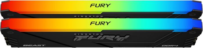 Пам'ять ПК Kingston DDR4 32GB KIT (16GBx2) 3200 FURY Beast RGB
