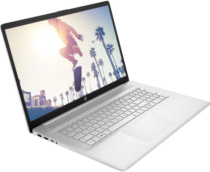 Ноутбук HP 17-cp2030ua 17.3" FHD IPS AG, AMD R3-7320U, 8GB, F512GB, UMA, DOS, серебристый